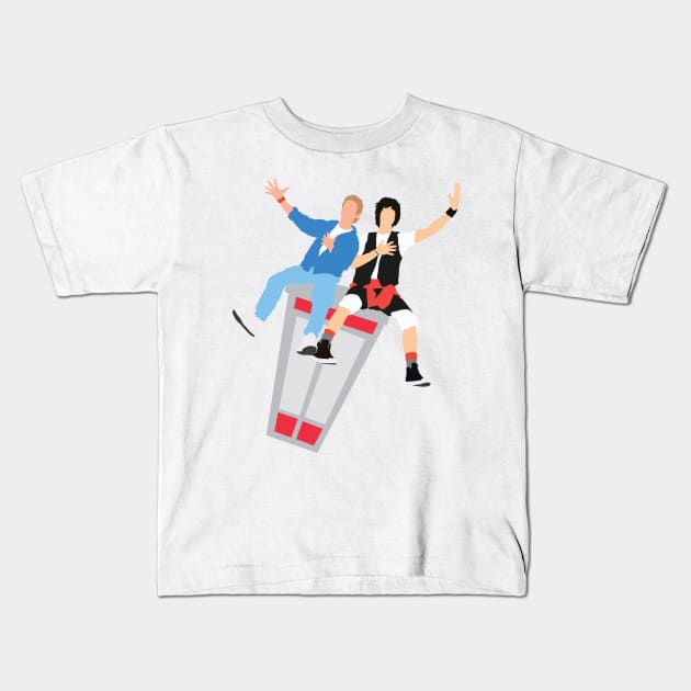 Bill and Ted Kids T-Shirt by FutureSpaceDesigns